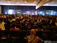 Acara Bekraf Developer Day diikuti ribuan anak muda Makassar. 