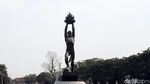 Patung Bundaran Senayan Makin Cantik Jelang Asian Games