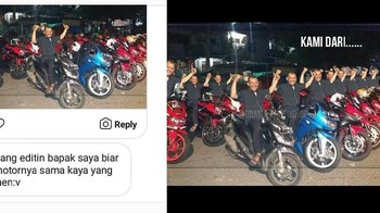 Bapaknya jadi banyak...Foto: instagram.com/drama.photoshop