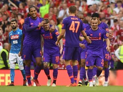Liverpool semakin meninggalkan Napoli lewat gol-gol dari Daniel Sturridge dan Alberto Moreno. Foto: Clodagh Kilcoyne/Reuters