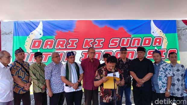 Acara deklarasi dukungan untuk Ahmad Heryawan dan Yuddy Chrisnandi maju jadi cawapres 2019.