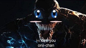 Apalagi kalau Venom lagi melet seperti ini. Foto: Internet