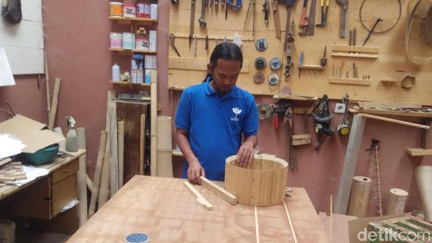 Bambu Olahan Made in Cimahi Tembus Pasar Dunia