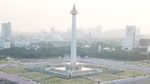 Potret Monas dari Ketinggian Saat Dipenuhi Peserta Poco-poco