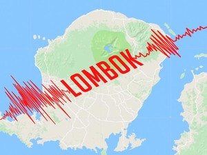 Gempa Lombok 7 SR Adalah Main Shock dari Guncangan 6,4 SR Pekan Lalu