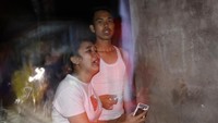 Warga Mataram panik saat gempa mengguncang (Foto: ANTARA FOTO/Ahmad Subaidi)