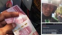 Hmm hoki banget dikasih bonus sama bule.  Istimewa/Instagram.
