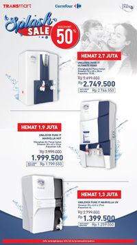 Diskon Spesial Alat Pemurni Air di Transmart Carrefour