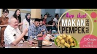 Ada festival enak nih di Palembang. Festival Makan Pempek yang digelar 2016 lalu ini tampaknya bisa jadi pemancing wisatawan. Foto: instagram @alexnoerdin.id