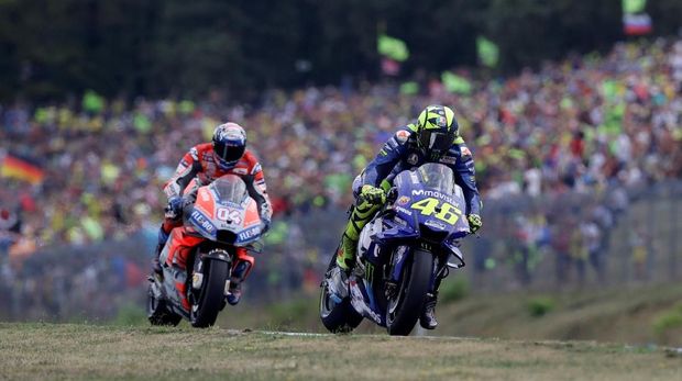 Valentino Rossi belum meraih kemenangan musim ini.