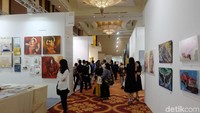 Mulai dari seni patung, lukisan, fotografi, sampai karya seni instalasi. Foto: Tia Agnes/detikHOT
