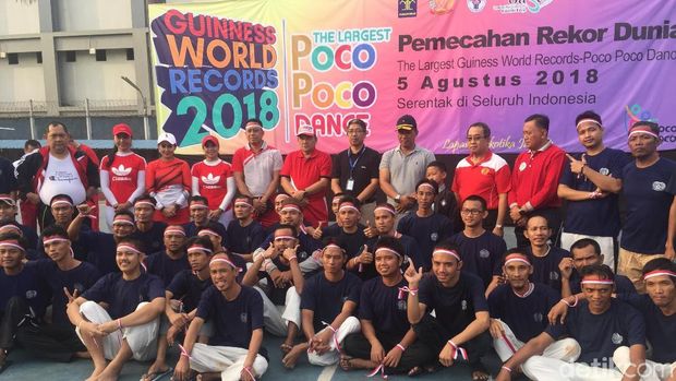 Senam Poco-poco Napi Serentak di 514 Lapas Pecahkan Rekor MURI