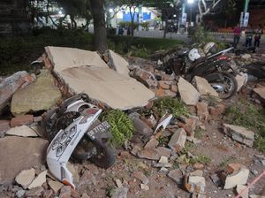 Tim SAR Sisir Korban Gempa Lombok, Akses Komunikasi Jadi Kendala