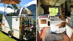Pria Ini Sulap Ambulans Tua jadi Rumah Berjalan