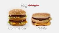 Di iklan susunan burgernya sangat tinggi. Pas udah dibeli sama-sama dua lapis sih, tapi kempes. Menyedihkan! Foto: Istimewa
