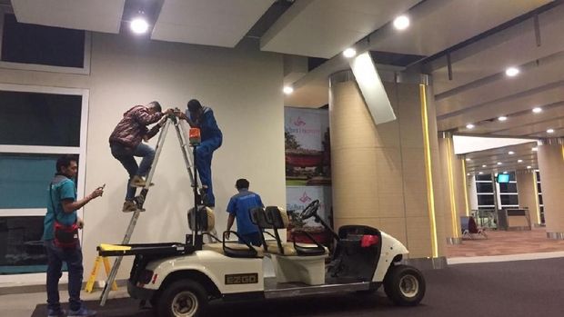 AP I Mulai Rapihkan Area Bandara yang Terdampak Gempa