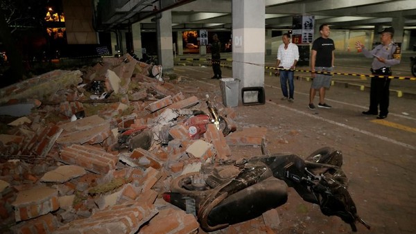 Potret Kerusakan di Bali Akibat Gempa Lombok 7 SR