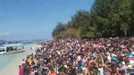 Foto: Hiruk Pikuk Evakuasi Wisatawan di Gili Trawangan