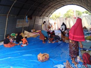 Warga Lombok Utara Korban Gempa Mulai Sakit, Butuh Tenda dan Makanan