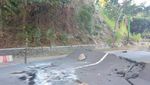 Potret Dampak Gempa di Lombok Utara: Jalan Retak dan Rumah Roboh