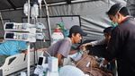 Suasana di RS Darurat di Mataram, NTB