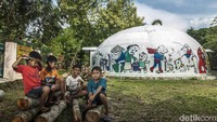  Karena keunikannya desa Nglepen Baru ini menjadi salah satu destinasi wisata bagi para wisatawan yang berkunjung ke Yogyakarta saat ini. Dok.Detikcom.
