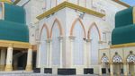Penampakan Masjid Islamic Center NTB Pasca Diguncang Gempa