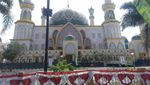 Penampakan Masjid Islamic Center NTB Pasca Diguncang Gempa