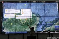 Pantau gempa NTB melalui layar raksasa BNPB