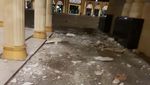 Penampakan Masjid Islamic Center NTB Pasca Diguncang Gempa