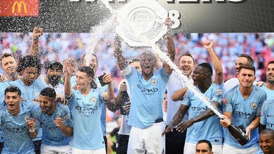 Manchester City Berpesta di Wembley