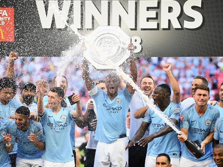Manchester City Berpesta di Wembley