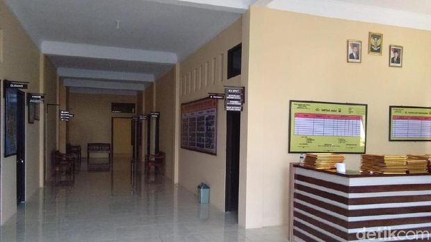 Salah satu sudut di Mapolsek Welahan, Jepara.