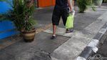 Kondisi Trotoar Gajah Mada yang Tak Ramah Difabel