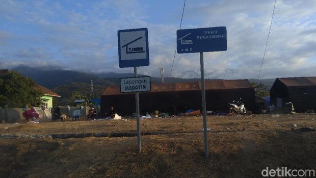 Kondisi desa di Lombok Utara pasca gempa 7 SR, Senin (6/8/2018)