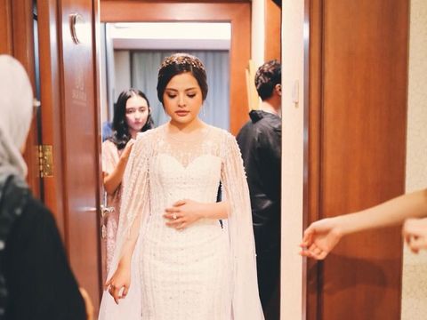 Penampilan Imut Tasya  Kamila  dengan Tema Makeup Pernikahan  