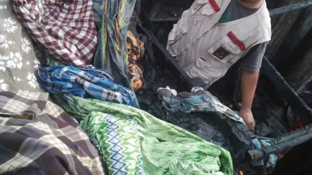 Kebakaran diduga akibat korsleting listrik.