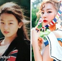 Seulgi merupakan personel yang wajahnya tak banyak berubah dari sebelum dan setelah debut. Namun ada yang menyebutkan kalau wanita 24 tahun ini operasi plastik untuk membuat hidungnya lebih mancung. Foto: istimewa