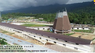 Keren! Pasar Megah Dibangun di Kalimantan hingga Papua