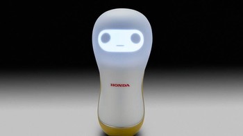 Honda merilis beberapa robot pada gelaran Consumer Electronics Show (CES) 2018. Salah satunya adalah robot 3E-A18 yang dirancang untuk menjadi teman manusia. Robot ini bisa berinteraksi dengan manusia dan membuat mereka nyaman. (Foto: Honda)