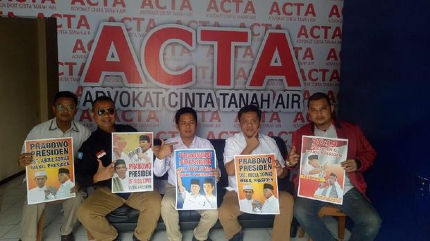 ACTA Deklarasi Dukung Ustaz Somad Jadi Cawapres Prabowo