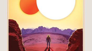 Menjelajahi Kepler-16b, planet yang memiliki dua bintang. Foto: NASA