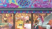 Unik! Unicorn Cafe ini terinspirasi dari Unicorn. Mulai dari desain kafe  hingga makanannya pun serba unicorn.  Anda juga bisa memakai boneka Unicorn di sini. Foto: Unicorn Cafe/Facebook