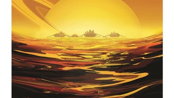 Titan, satelit alami terbesar milik Saturnus, jadi objek luar angkasa berikutnya yang bisa dikunjungi. Foto: NASA