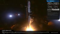 Detik-detik awal peluncuran roket Falcon 9.
