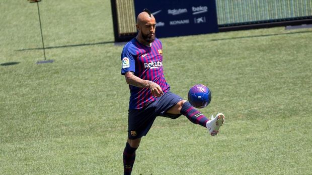 Vidal Salah Ucap Soal Kemenangan Barcelona di Copa del Rey