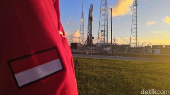 Satelit Merah Putih akan diluncurkan dari Cape Canaveral, Florida. Foto: Fino Yurio Kristo/detikINET
