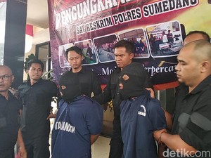 Polisi Bekuk Pembunuh Alex Sopir Taksi Online Saat Sembunyi di Sawah