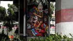 Keren! Mural dari 200 Seniman Percantik Ibu Kota