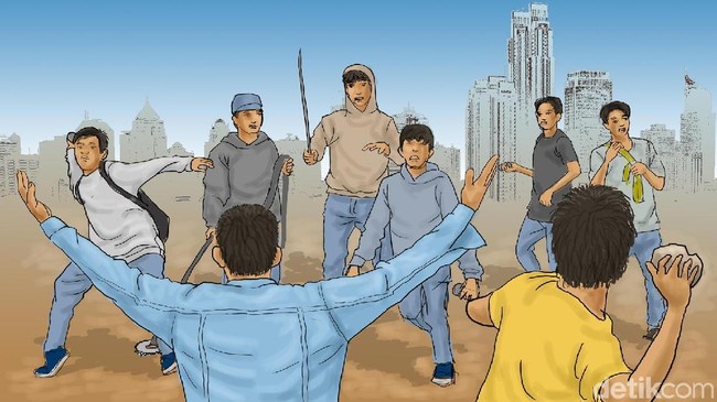 Fakta Memprihatinkan Bocah-bocah SD di Depok Tawuran saat Liburan